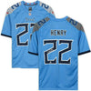 Derrick Henry Signed Titans Blue Nike Jersey (Fanatics Hologram)