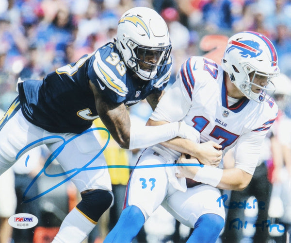 Derwin James Signed Chargers 11x14 Photo Inscribed Bolt Up!! (PSA)