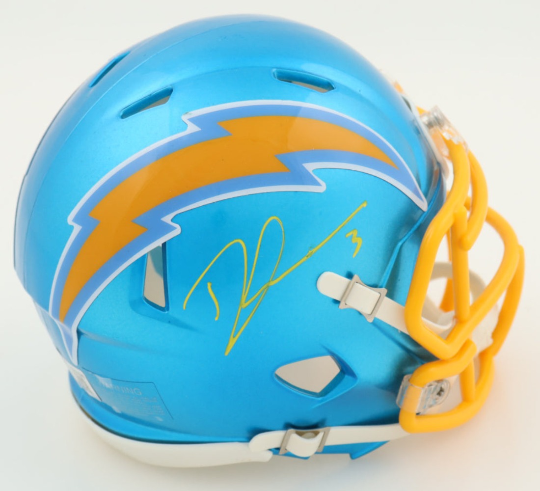 Derwin James Signed Chargers Flash Alternate Speed Mini Helmet (Beckett)