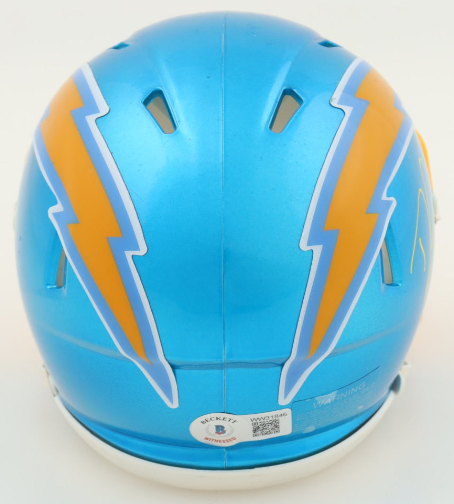Derwin James Signed Chargers Flash Alternate Speed Mini Helmet (Beckett)