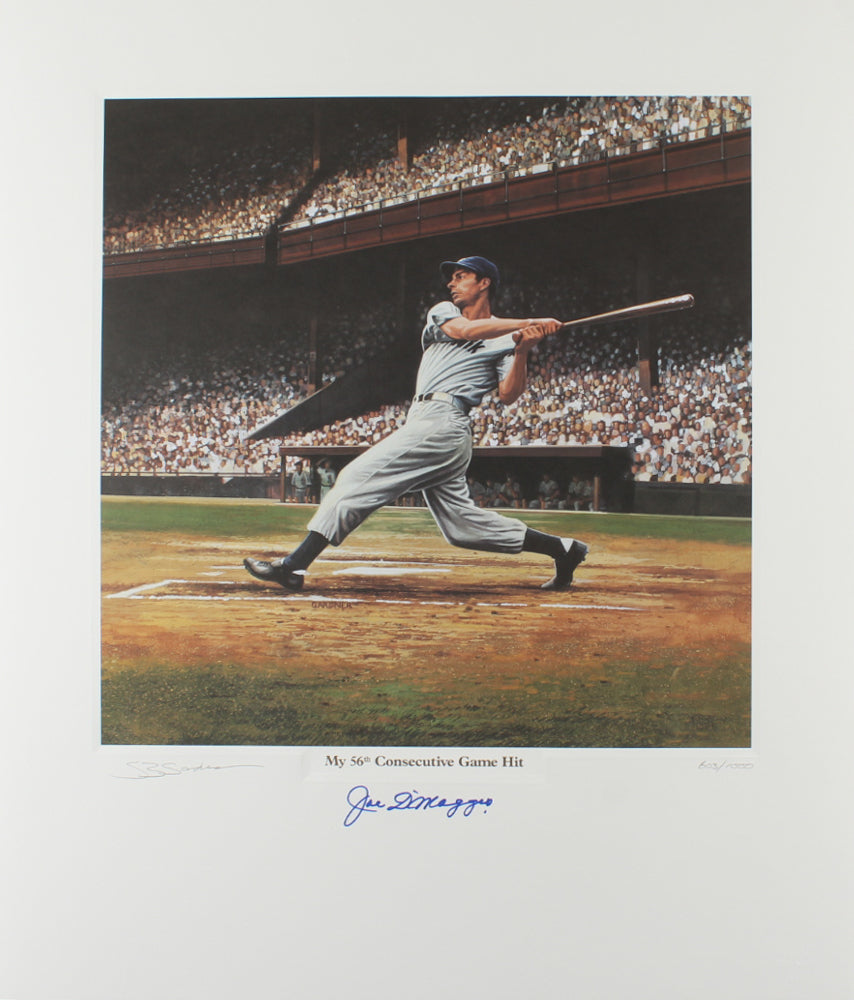 JOE DiMAGGIO SIGNED 56-GAME HITTING STREAK LIMITED EDITION NEW