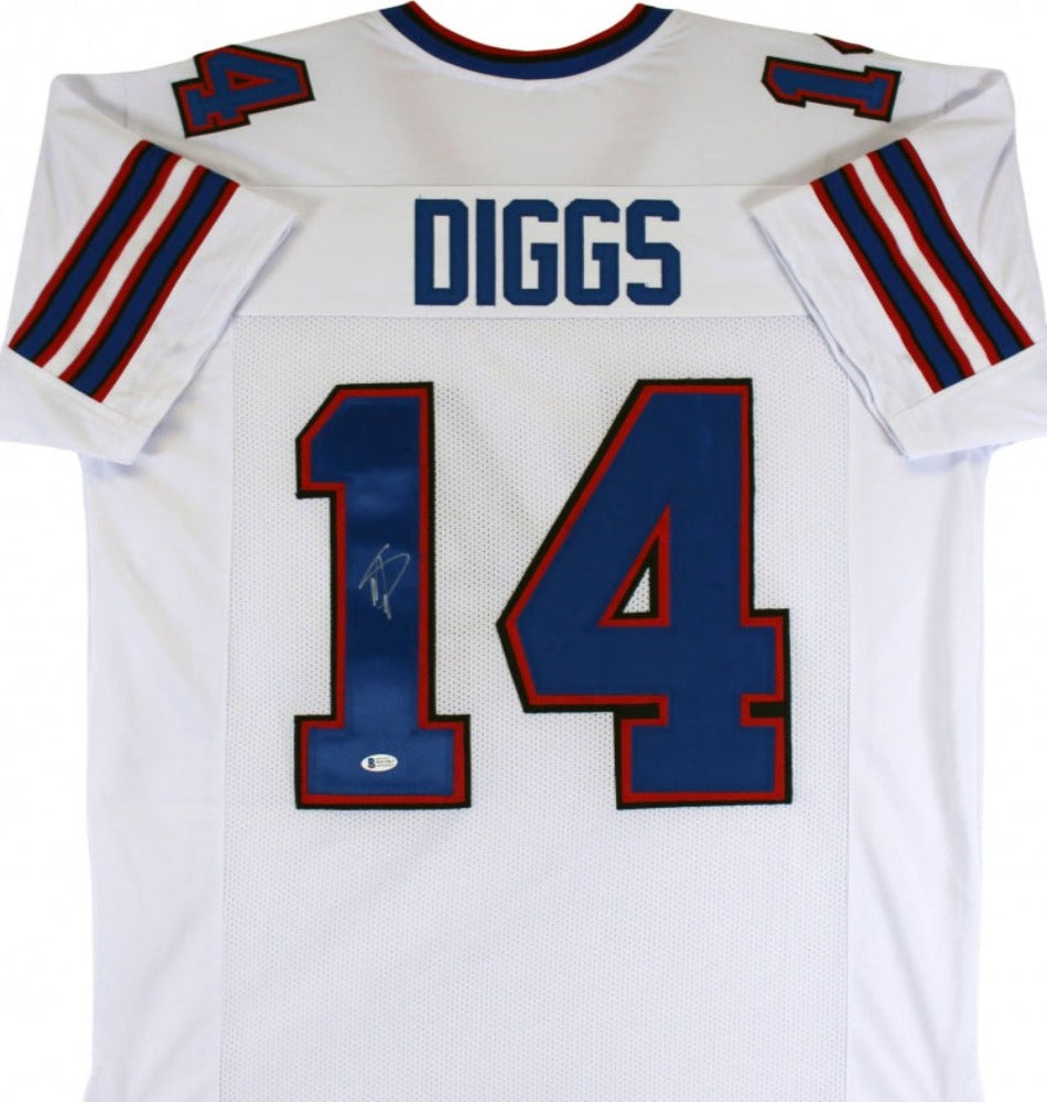 Stefon Diggs Signed White Custom Pro Style Football Jersey BAS ITP – Super  Sports Center