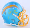 Austin Ekeler Signed Chargers Flash Alternate Speed Mini Helmet (PSA)