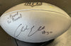 Austin Ekeler Signed Metallic &quot;The Duke&quot; Official NFL Game Ball Inscribed &quot;Pound For Pound&quot;