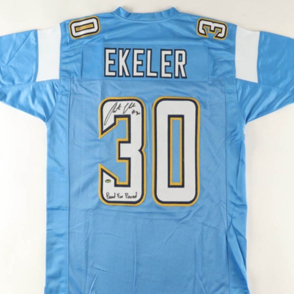 Austin Ekeler Signed Jersey Inscribed "Pound For Pound"