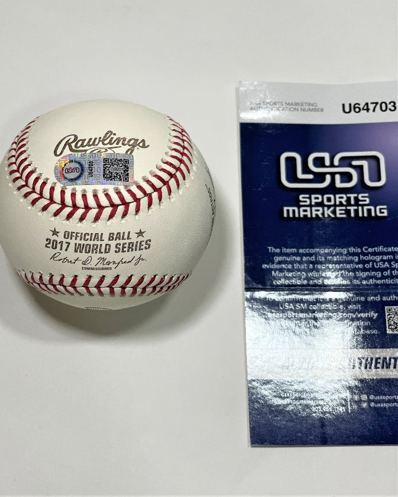 George Springer &quot;17 WS MVP&quot; Signed Official 2017 World Series Baseball