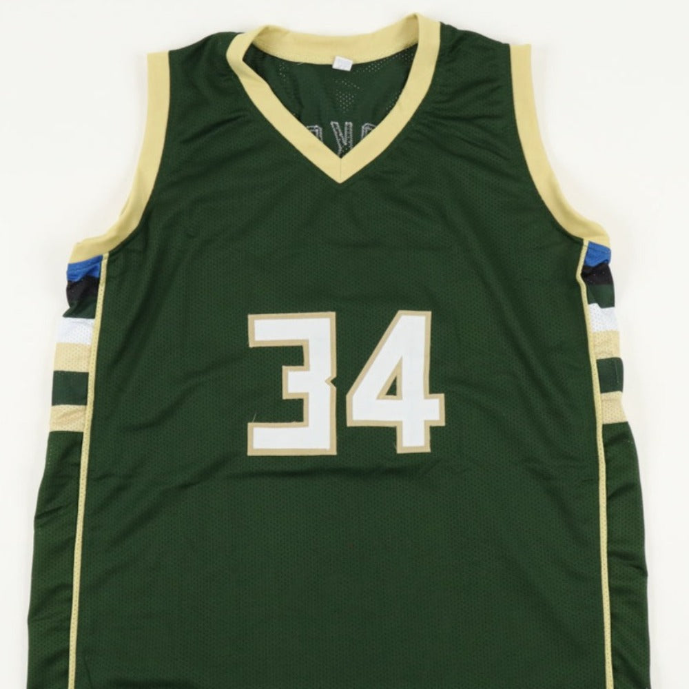 Grand Slam Sports Memorabilia Giannis Antetokounmpo Signed Jersey (JSA)