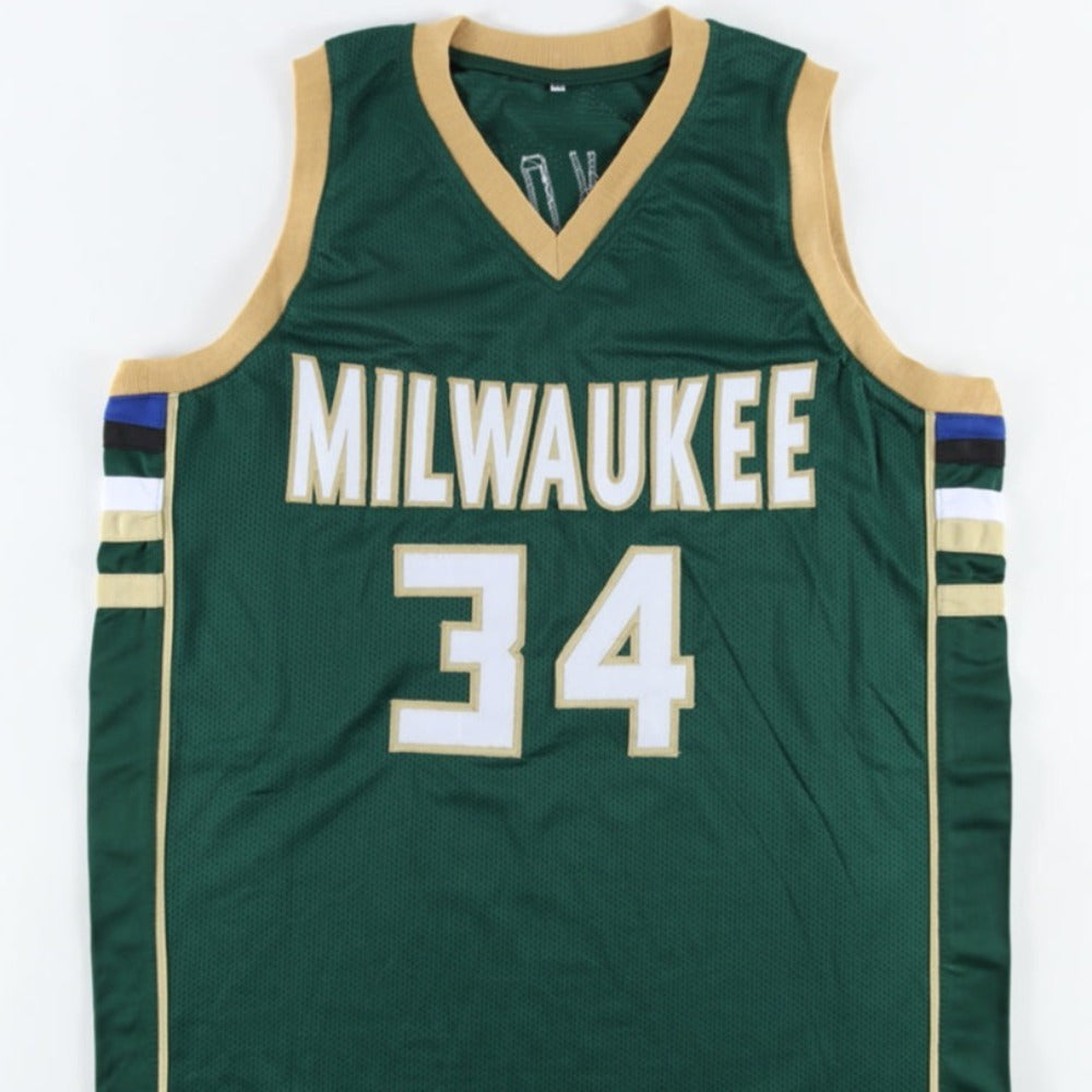 Sold at Auction: Giannis Antetokounmpo Signed Jersey (Beckett COA)
