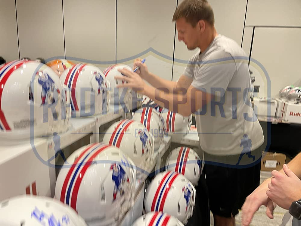 Rob Gronkowski Signed Patriots Full-Size Authentic On-Field Speed