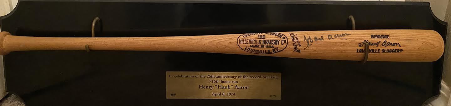 henry aaron baseball bat