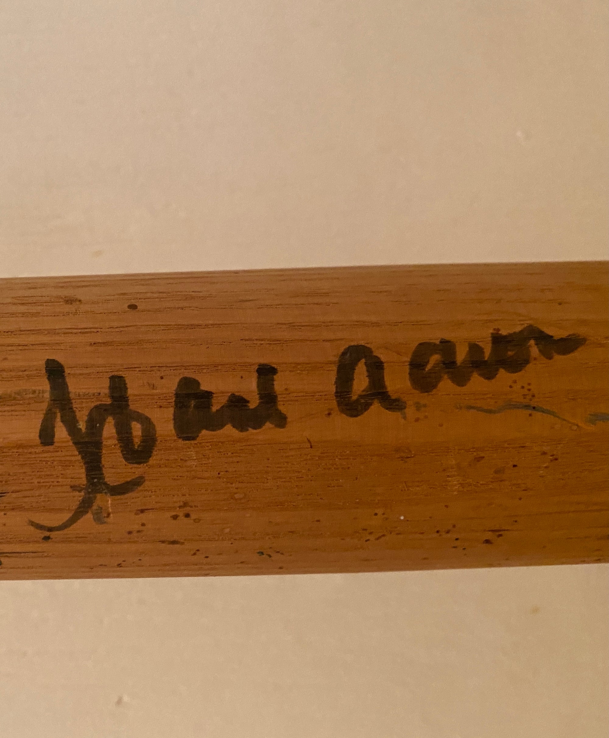 Hank Aaron signed H&amp;B Louisville Slugger baseball bat from 1971-1973 with Chasing The Dream Foundation COA