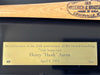 Hank Aaron signed H&amp;B Louisville Slugger baseball bat from 1971-1973 with Chasing The Dream Foundation COA