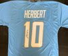 Justin Herbert Signed Blue Jersey (Beckett COA)