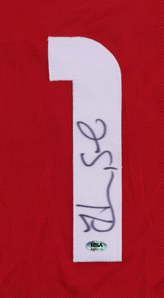 Hope Solo Signed Red USA Soccer Jersey (RSA Hologram)