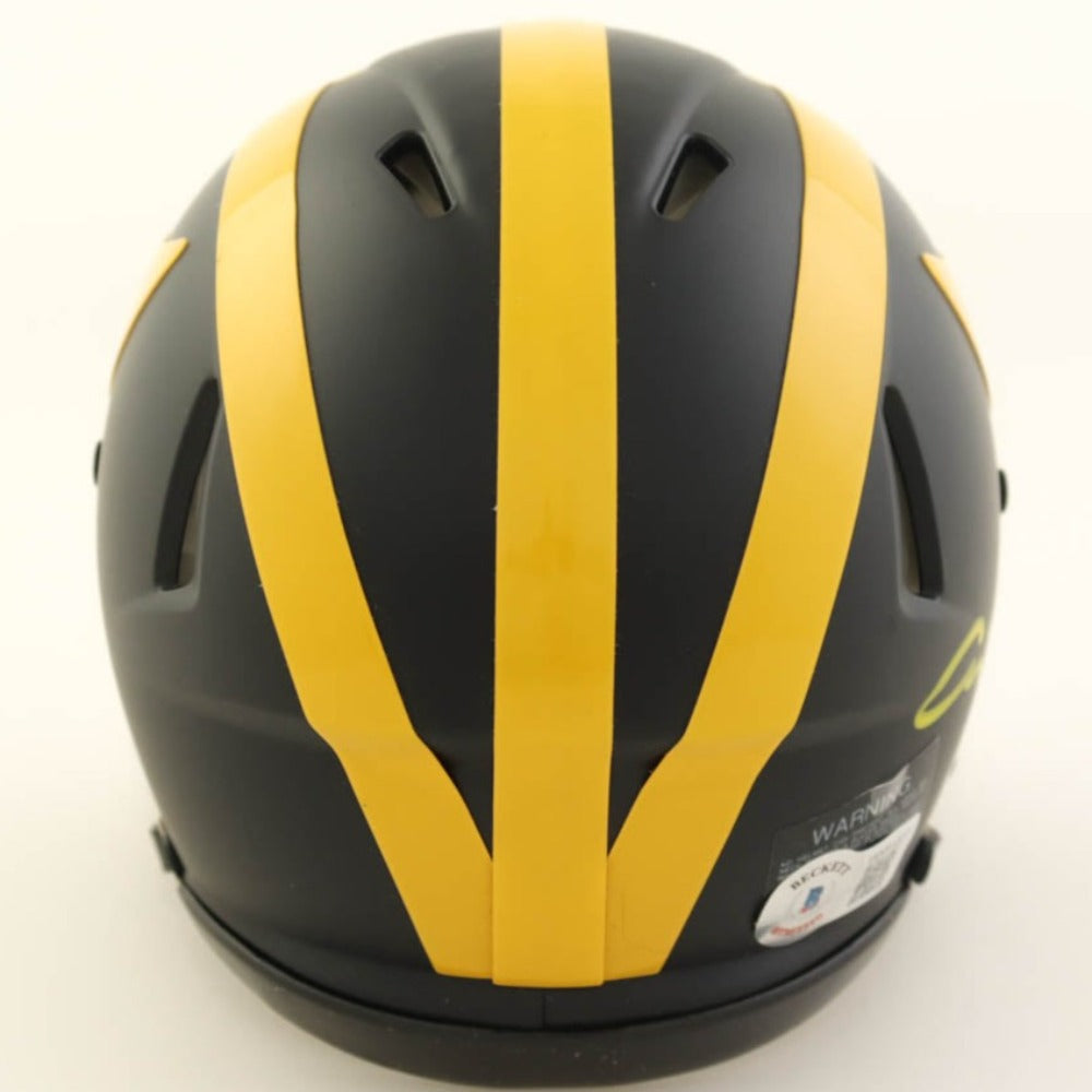 Aidan Hutchinson Signed Michigan Wolverines Speed Mini Helmet