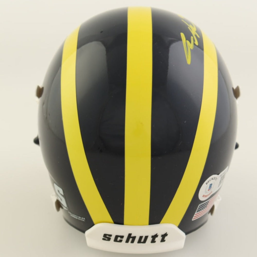 Aidan Hutchinson Signed Michigan Wolverines Mini Helmet (2) – GSSM