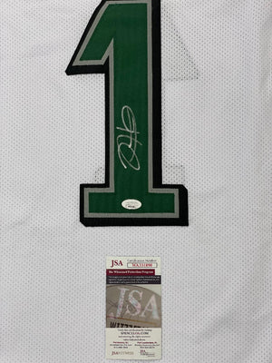 Jalen Hurts Signed White Jersey (JSA) – GSSM