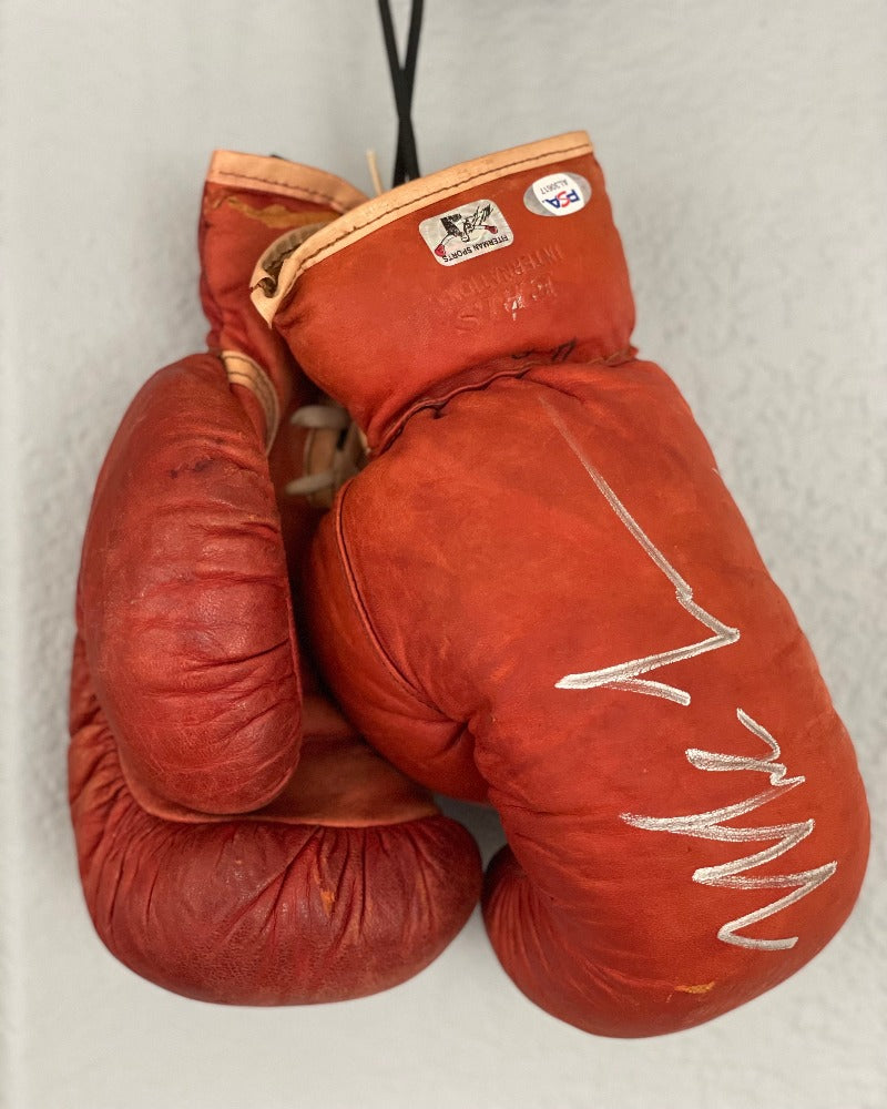 Mike Tyson Signed Vintage 1960s Eris International Boxing Glove (Tyson & PSA)