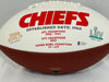 Travis Kelce Signed Kansas City Chiefs Super Bowl Logo Football (Beckett Witness COA)