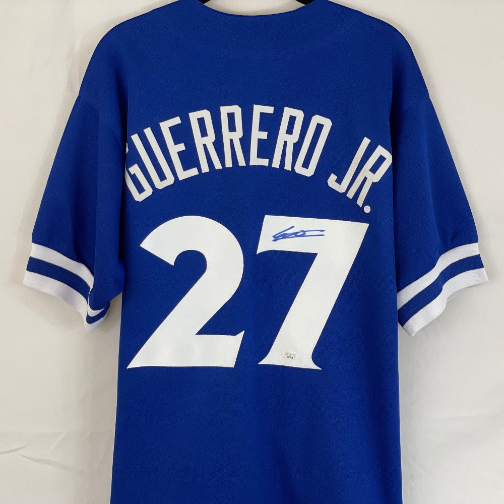Vladimir Guerrero Jr. Blue Jays Signed Autographed Blue Custom