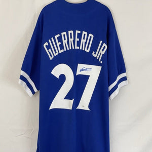 Vladimir Guerrero Jr. Dominican Republic Jersey (JSA Hologram)