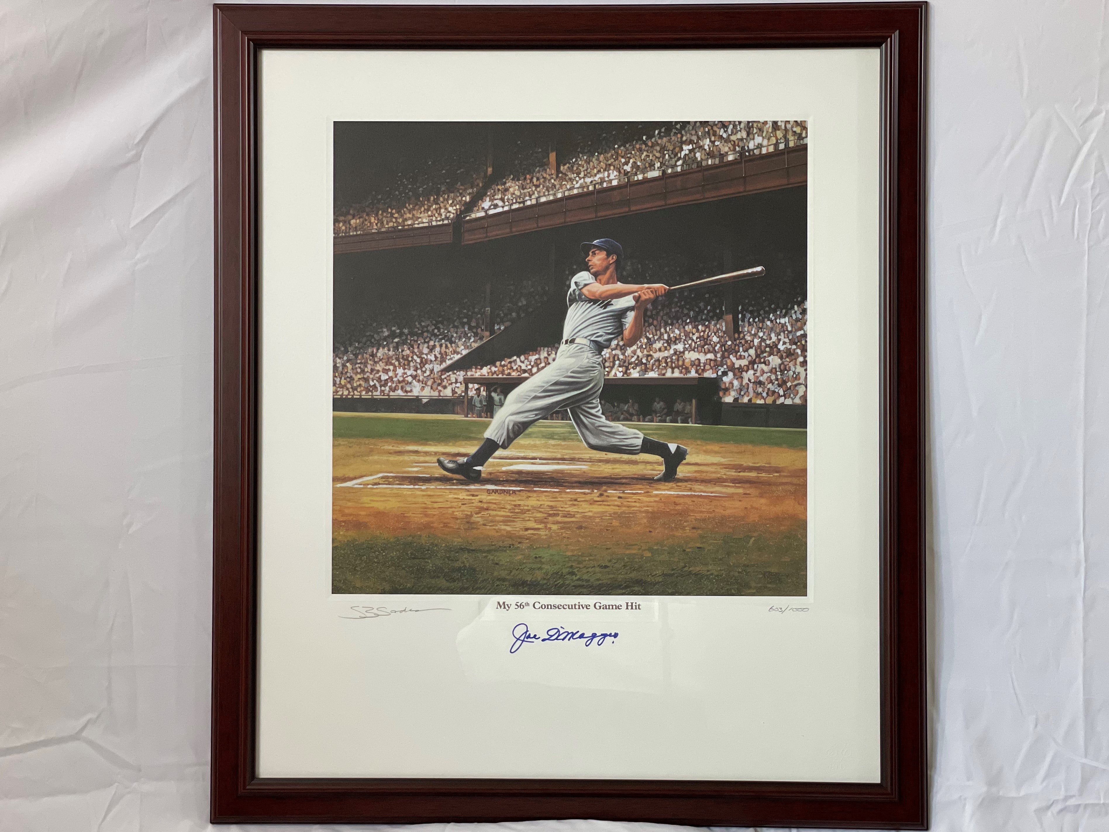 JOE DiMAGGIO SIGNED 56-GAME HITTING STREAK LIMITED EDITION NEW