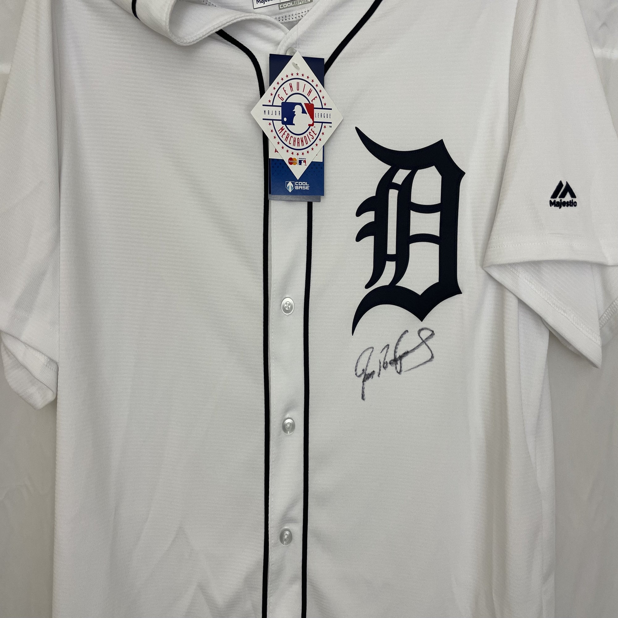 Ivan Rodriguez Signed Detroit Tigers Majestic Jersey (Schwartz Sports COA)