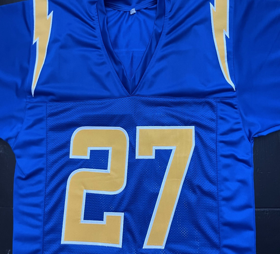 J.C. Jackson Signed Blue Jersey