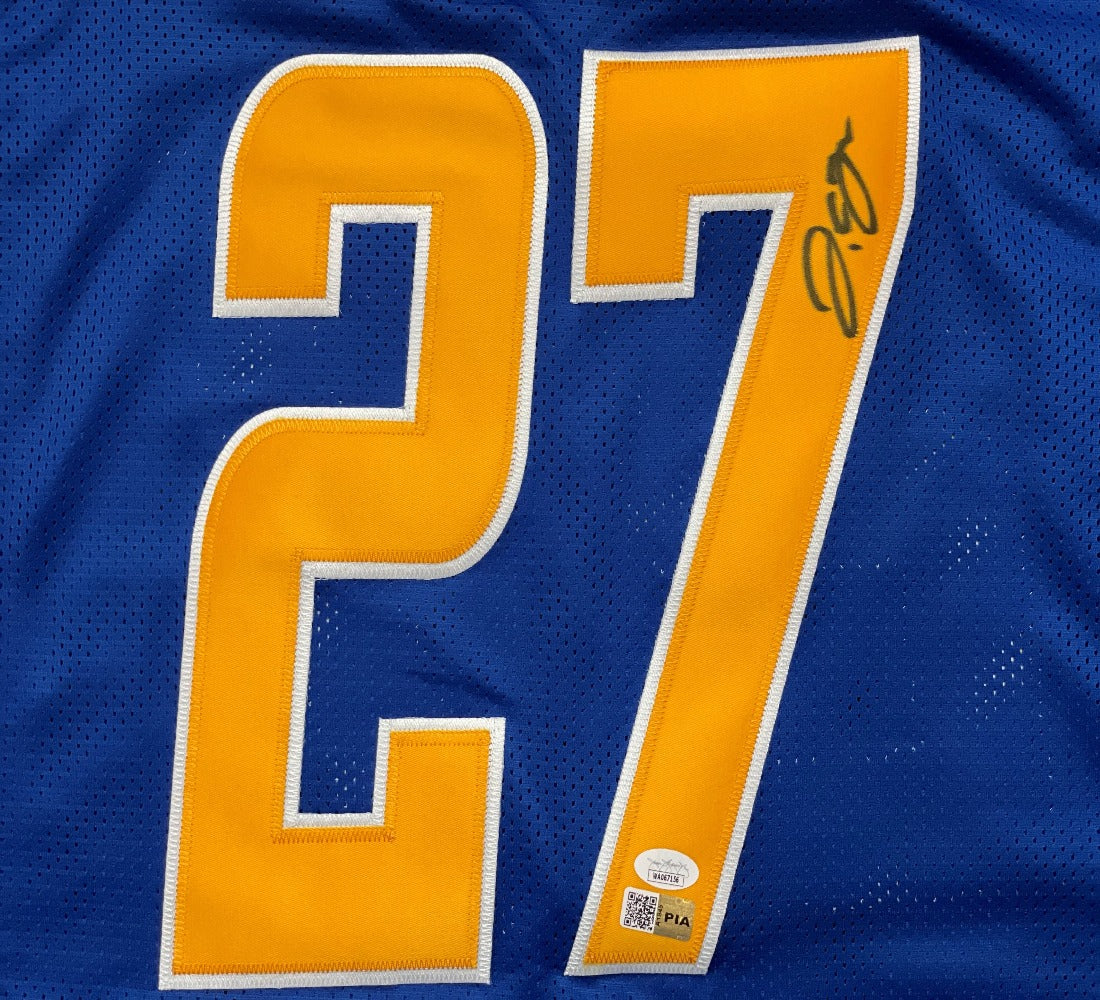 J.C. Jackson Signed Blue Jersey
