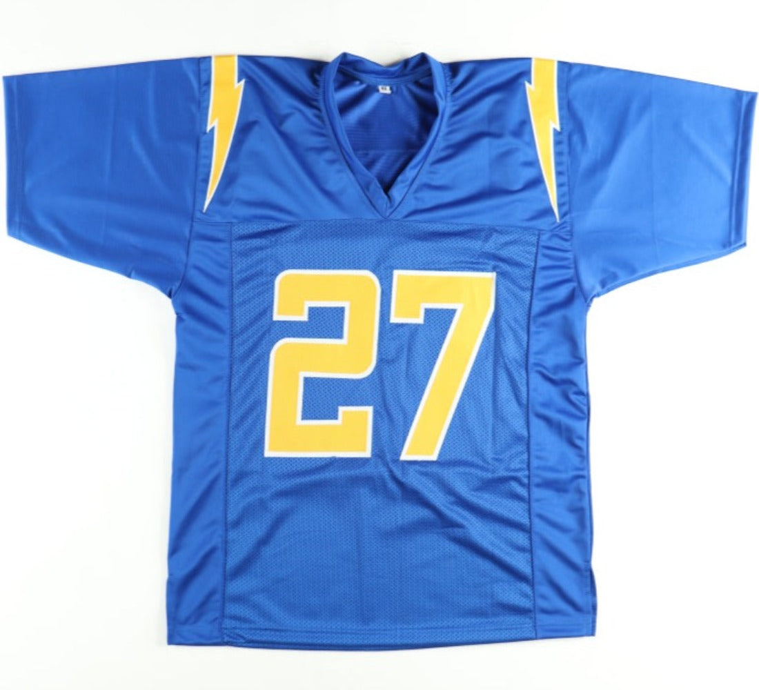 J.C. Jackson Signed Blue Jersey