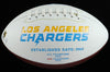 J.C. Jackson Signed L. A. Chargers Official NFL Logo Football (JSA)