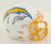 J.C. Jackson Signed Chargers Speed Mini Helmet (JSA &amp; PIA)