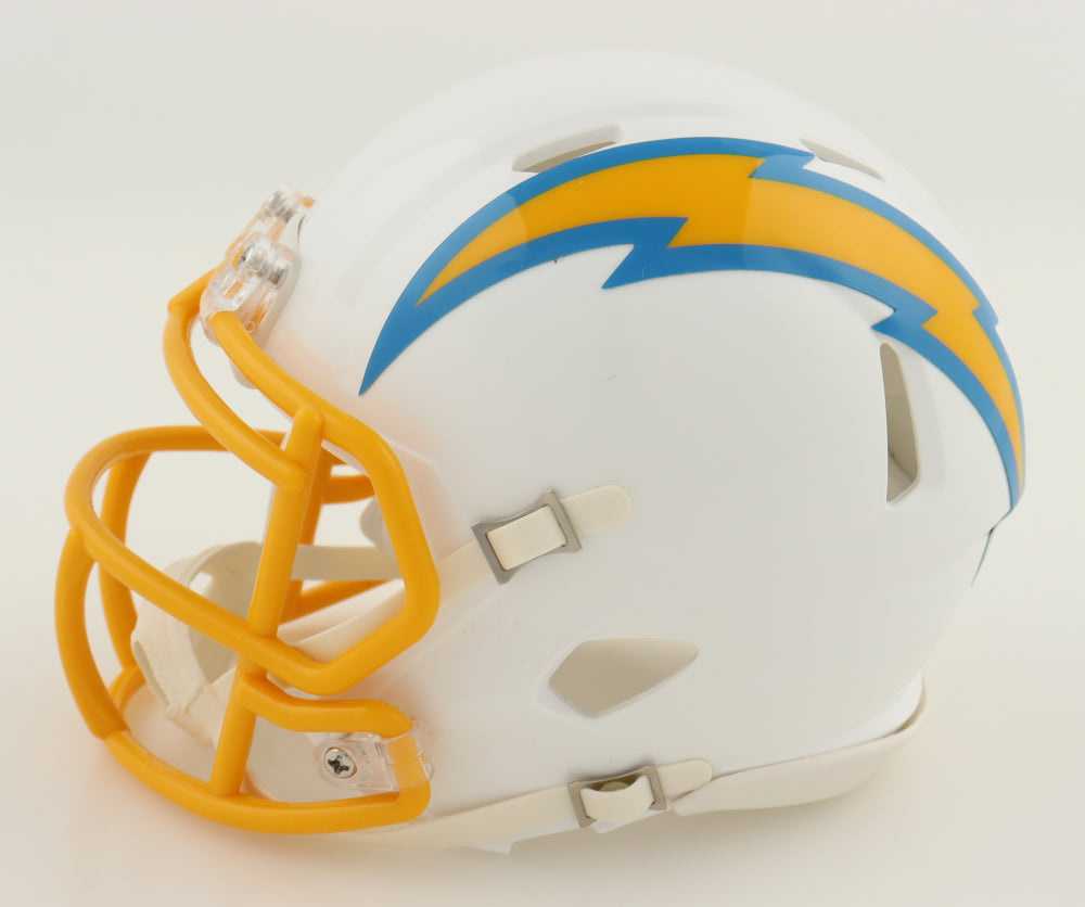 J.C. Jackson Signed Chargers Speed Mini Helmet (JSA &amp; PIA)