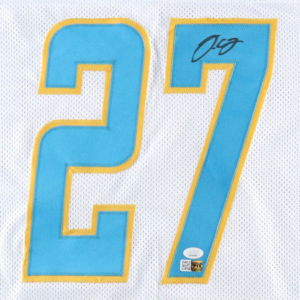 J.C. Jackson Signed White Jersey (JSA &amp; PIA)