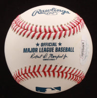 Jack Clark Signed OML Baseball Inscribed "Ripper" (JSA COA)