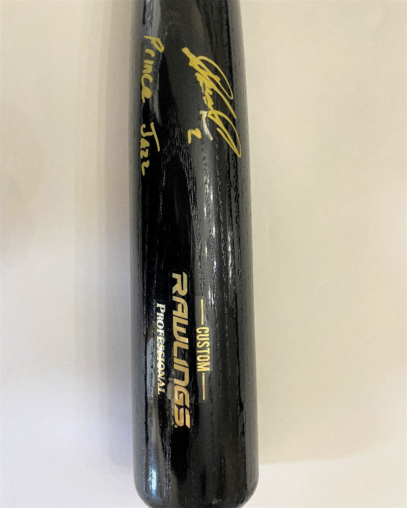 Jazz Chisolm Jr. Signed Rawlings Baseball Bat Inscribed "Prince Jazz" (JSA)