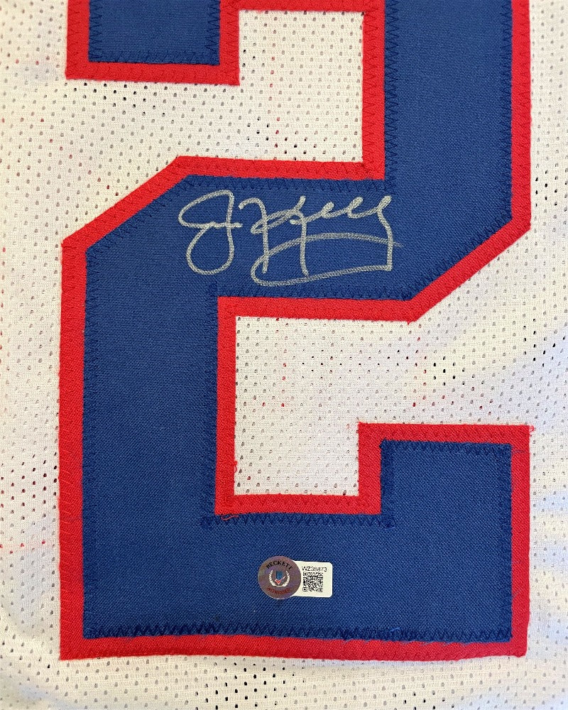 Jim Kelly Signed Bills Jersey (Beckett)