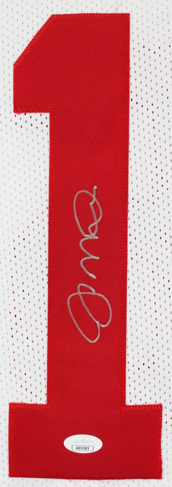 Joe Montana Signed White Jersey (JSA)