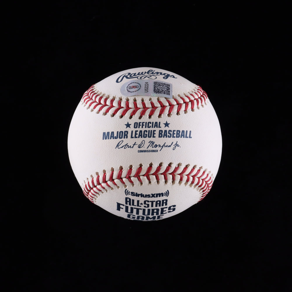 Shop Fernando Tatis Jr. San Diego Padres Autographed Official MLB 2018 All  Star Futures Logo Game Baseball