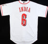 Jonathan India Signed Nike Reds Jersey Inscribed &quot;2021 NL ROY&quot; (PSA &amp; India)