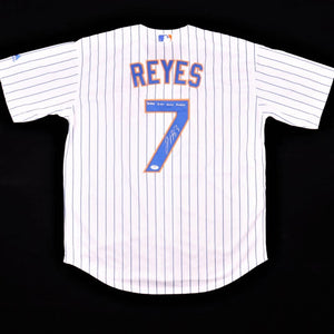 Jose Reyes Autographed 2004 Home Jersey - Mets History