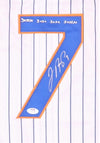 Jose Reyes Signed Mets Majestic Jersey Inscribed &quot;Jossse Jose Jose Jossse&quot;