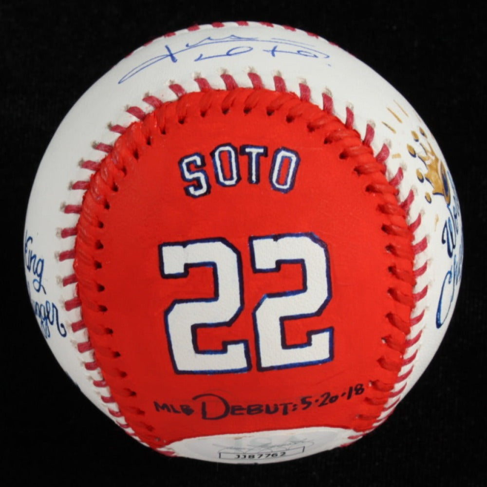 Juan Soto Autographed MLB Baseball - Beckett Authentic 