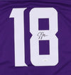 Justin Jefferson Signed Purple Jersey (2) (JSA)