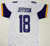 Justin Jefferson Signed White Jersey (JSA) (2)