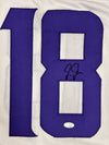 Justin Jefferson Signed White Jersey (JSA) (2)