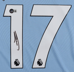 Kevin De Bruyne Signed Jersey Manchester City Beckett BAS COA Premier  League