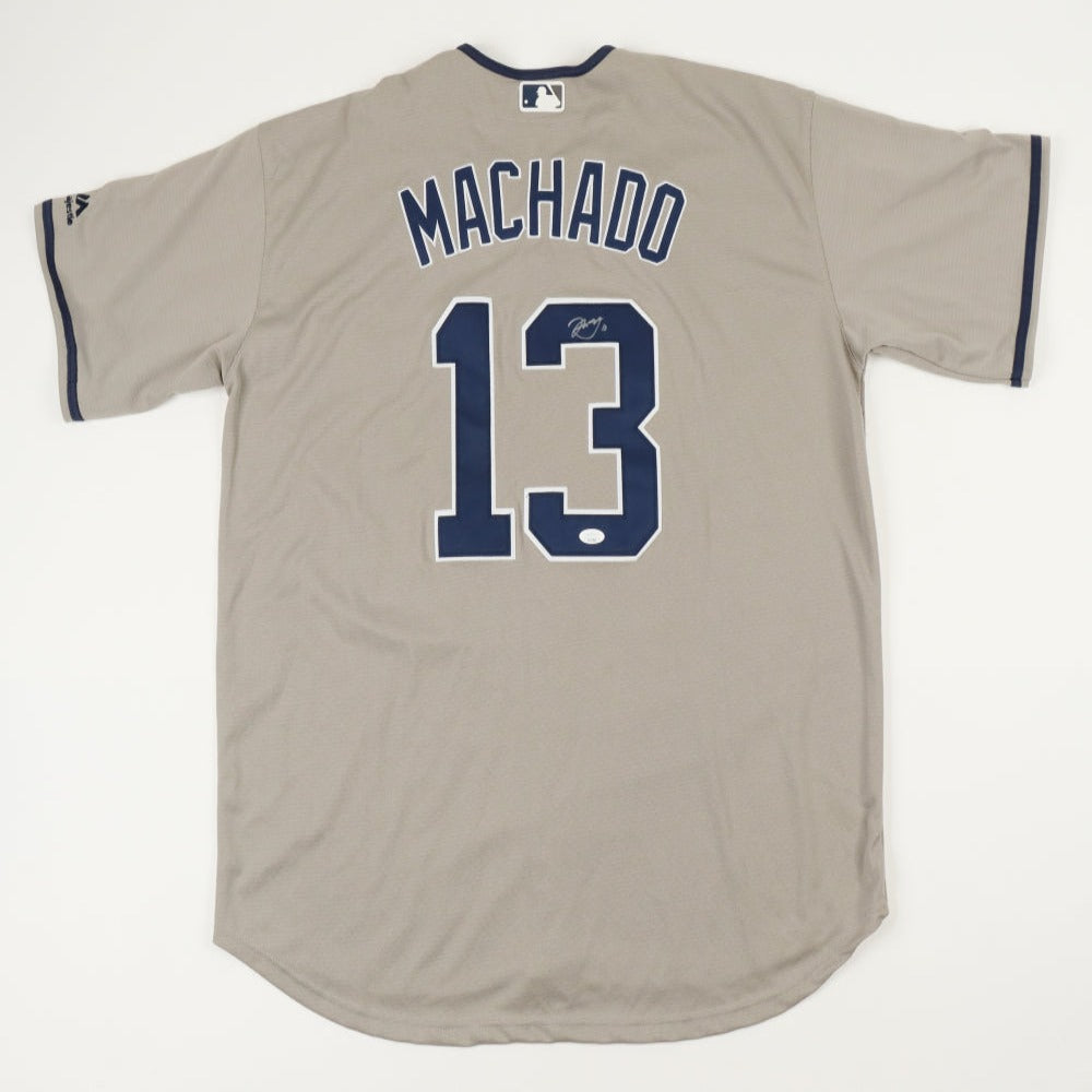 Manny Machado Signed Padres Majestic Jersey (JSA)