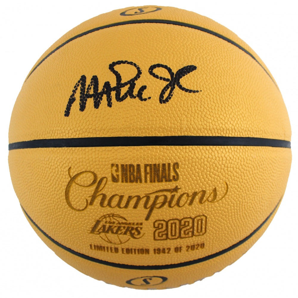 Magic Johnson Signed LE 2020 NBA Finals Logo Basketball (#1296)