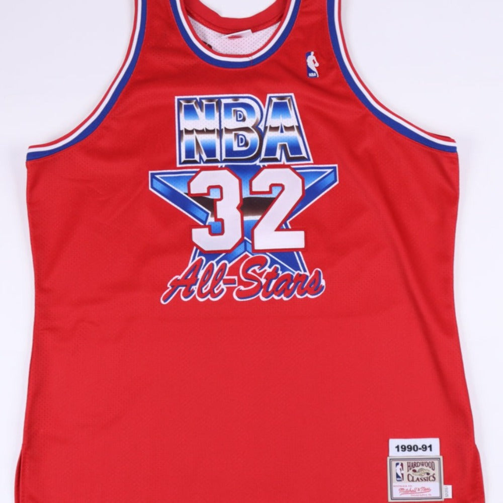 Magic Johnson Signed 1991 All-Star Game Jersey (Steiner)